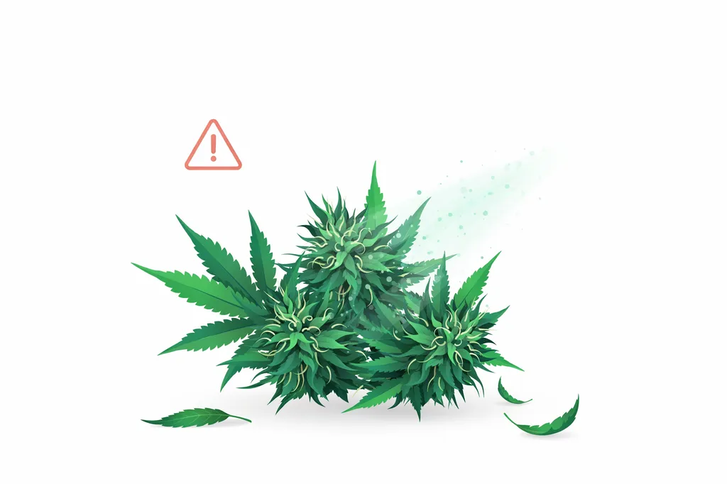 Molécules de synthèse pulvérisées sur le CBD